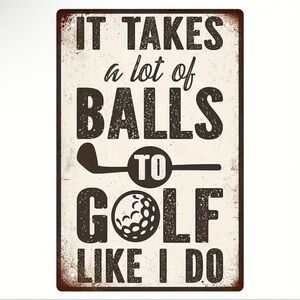 Black and White Golf Art Wall Decor